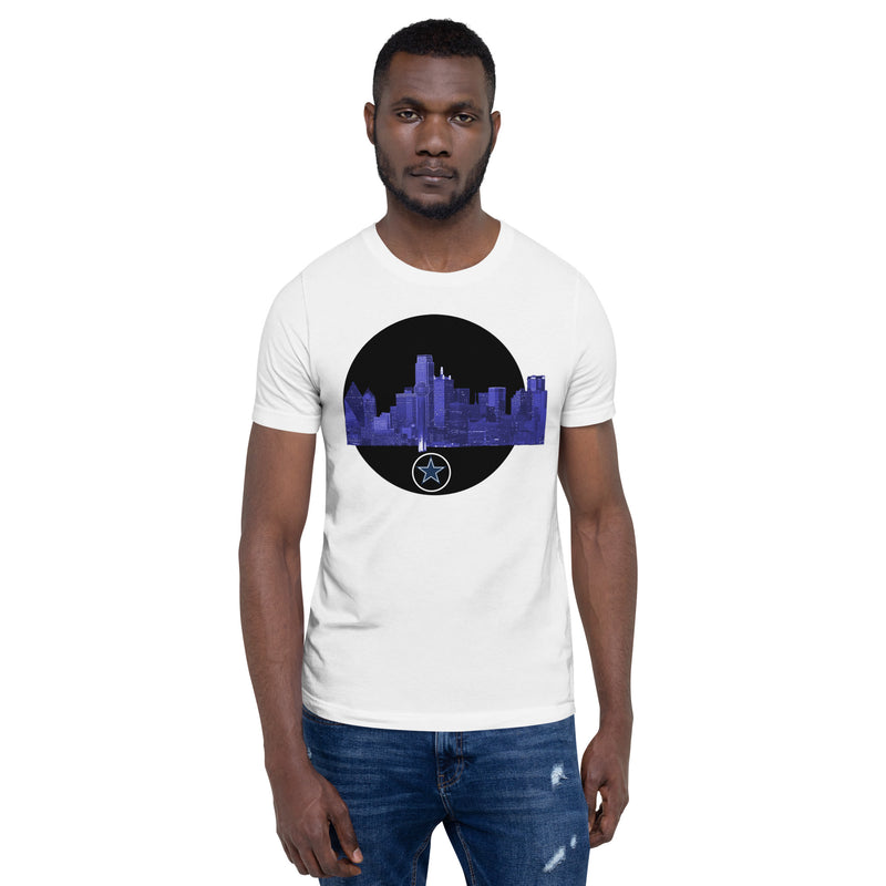 Dallas Texas Skyline Unisex t-shirt