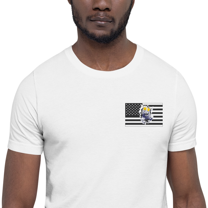 Melanated Lion Of Judah Flag Unisex t-shirt