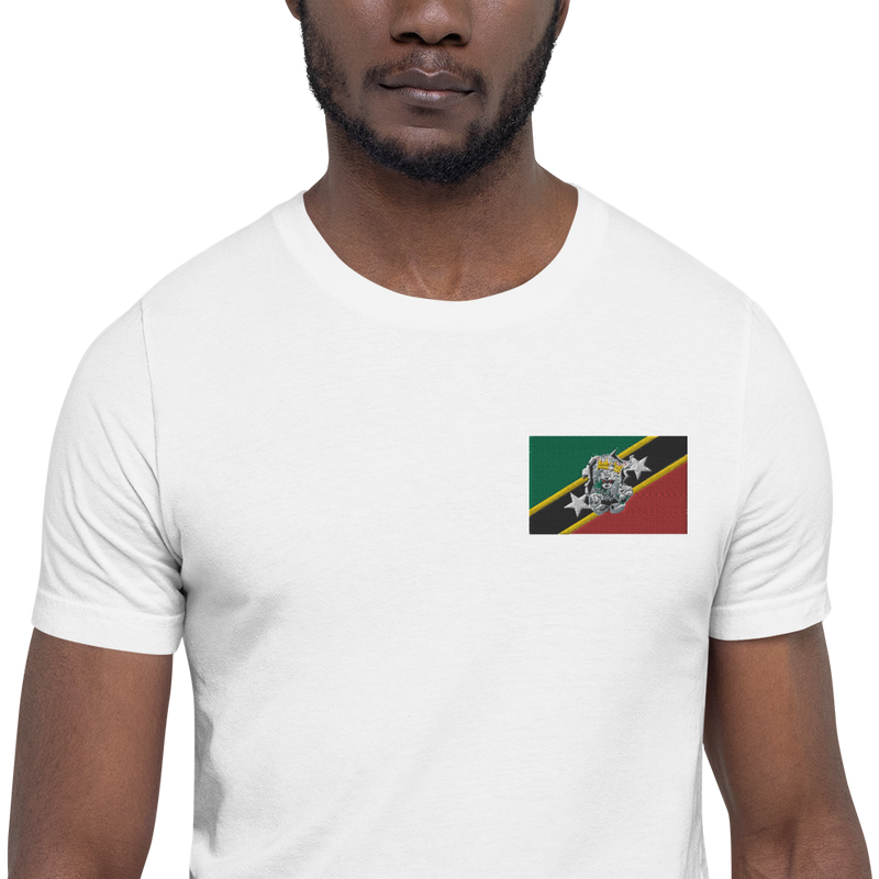 West Indian Lion of Judah St. Kitts And Nevis Flag Unisex t-shirt