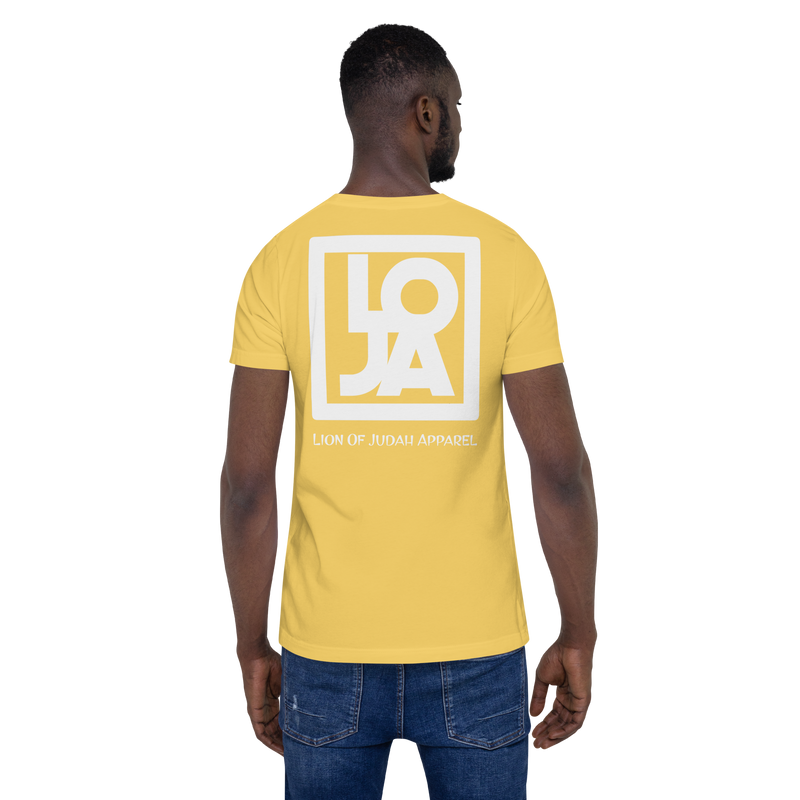 Lion Of Judah Apparel White logo Unisex t-shirt