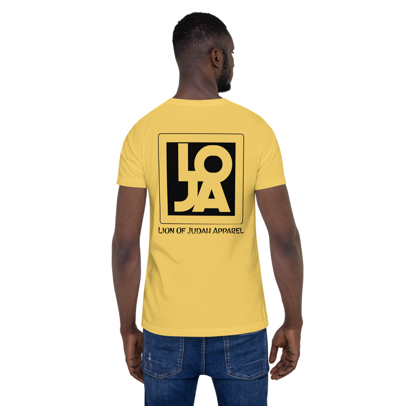 Lion Of Judah Apparel Black logo Unisex t-shirt