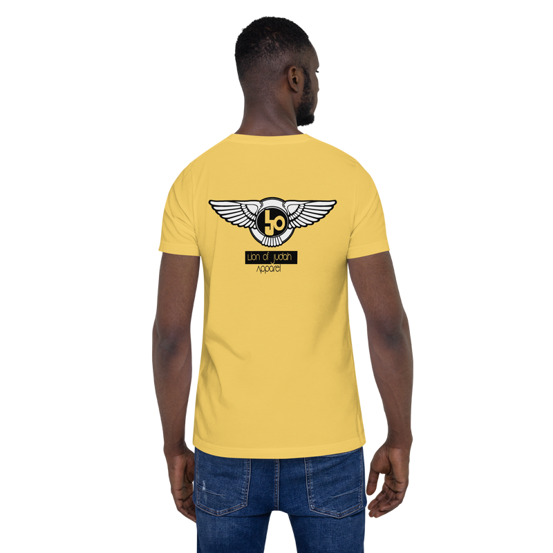 Lion Of Judah Black logo Unisex t-shirt
