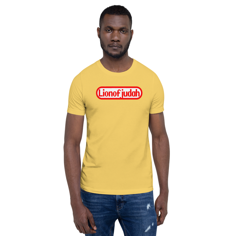 Lion Of Judah Nintendo Wordplay Spinoff Design Unisex t-shirt