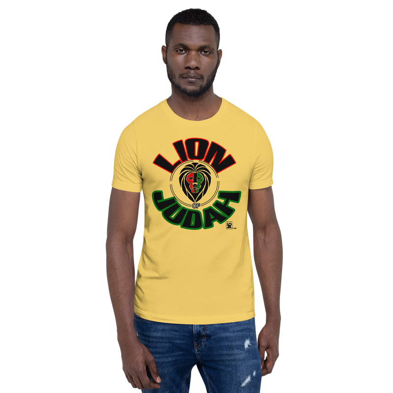 Lion Of Judah Design Unisex t-shirt