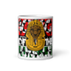 King of the Jungle White glossy mug