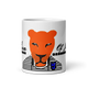 Lioness Of Judah Lion Design White glossy mug