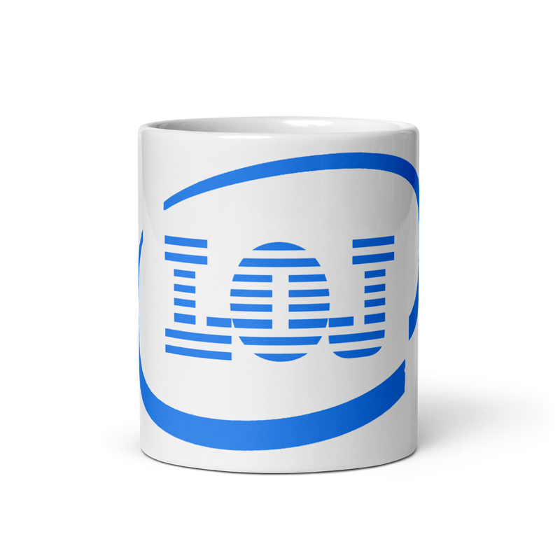 Lion Of Judah Spinoff of IBM White glossy mug