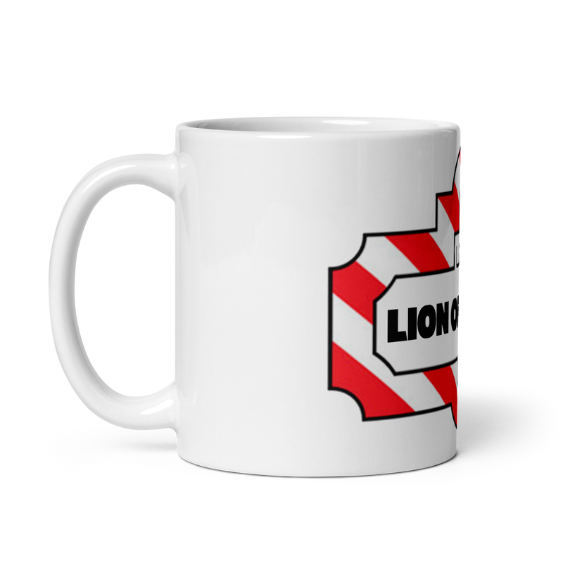 Lion Of Judah Friday Wordplay Spinoff Design White glossy mug