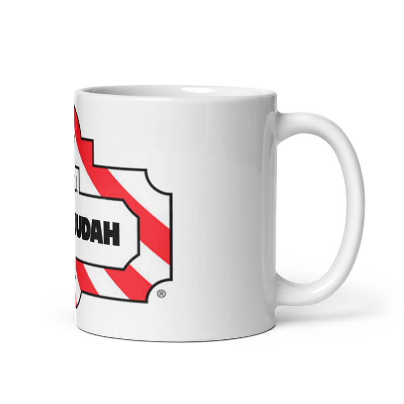 Lion Of Judah Friday Wordplay Spinoff Design White glossy mug