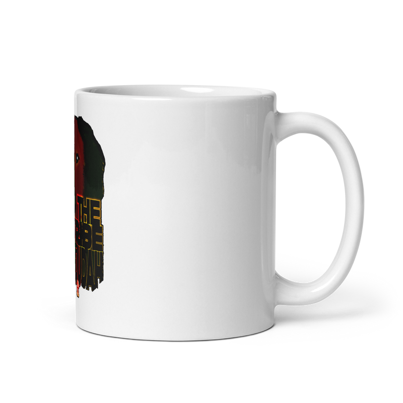 The Tribe Of Judah Lion White glossy mug