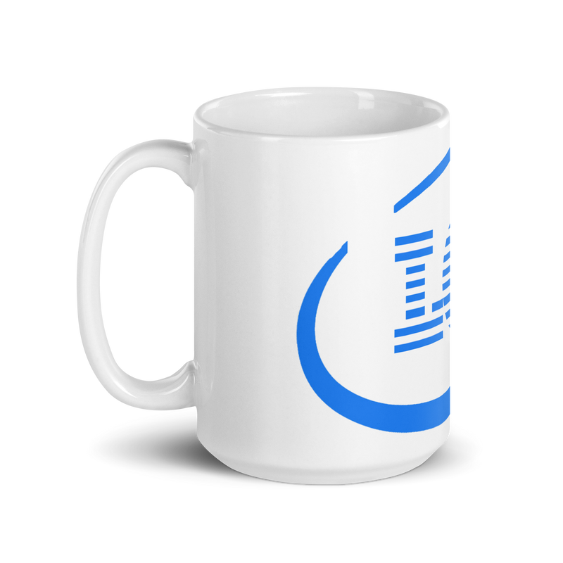 Lion Of Judah Spinoff of IBM White glossy mug