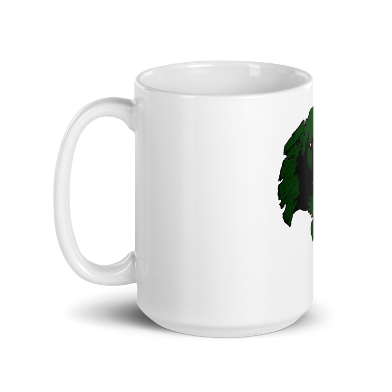 The Tribe Of Judah Lion White glossy mug