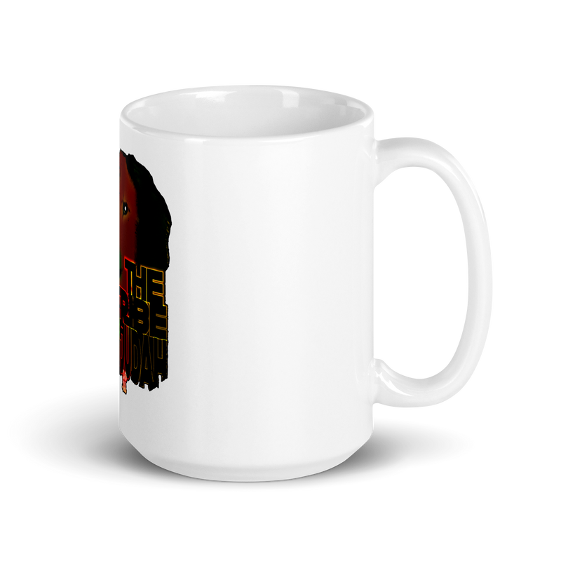 The Tribe Of Judah Lion White glossy mug