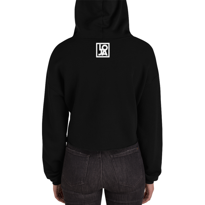 Lion of judah Adinkra African Design Crop Hoodie