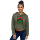 KROSS-WORD-PUZZLE Crop Hoodie
