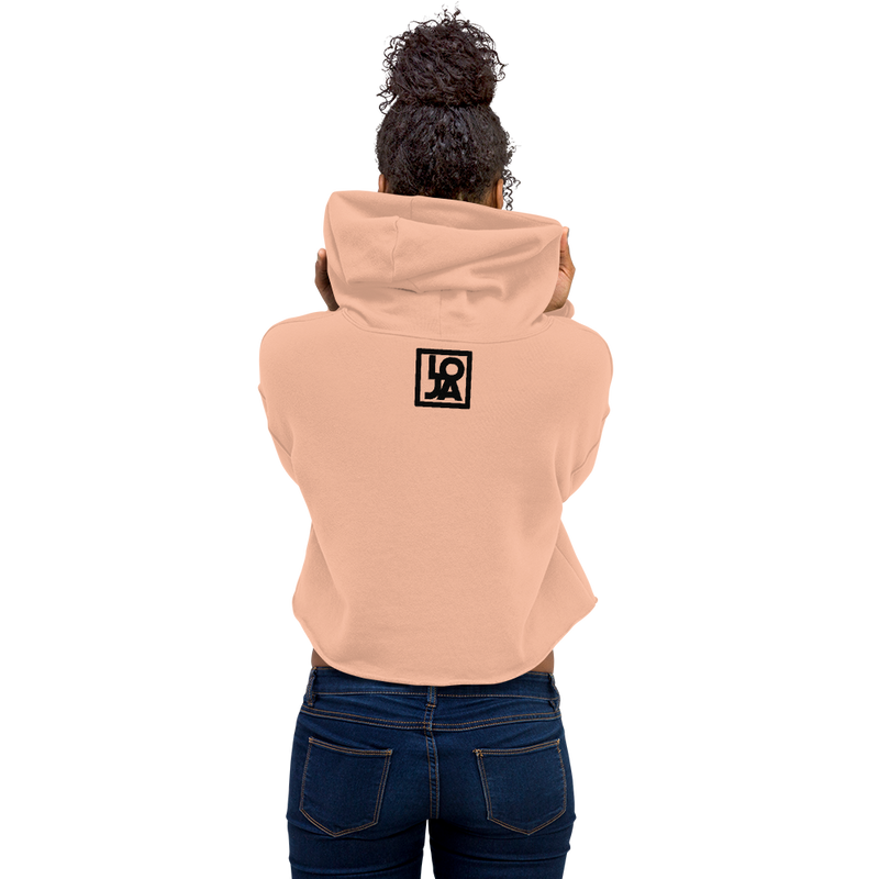 KROSS-WORD-PUZZLE Crop Hoodie