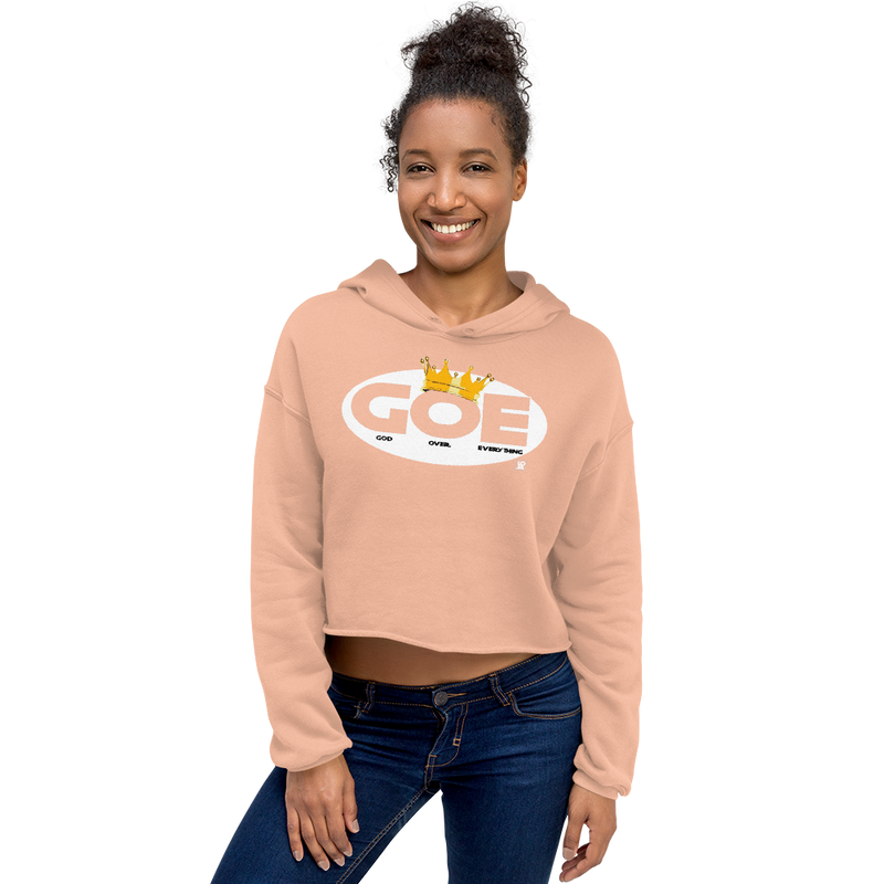 God Over Everything Crop Hoodie