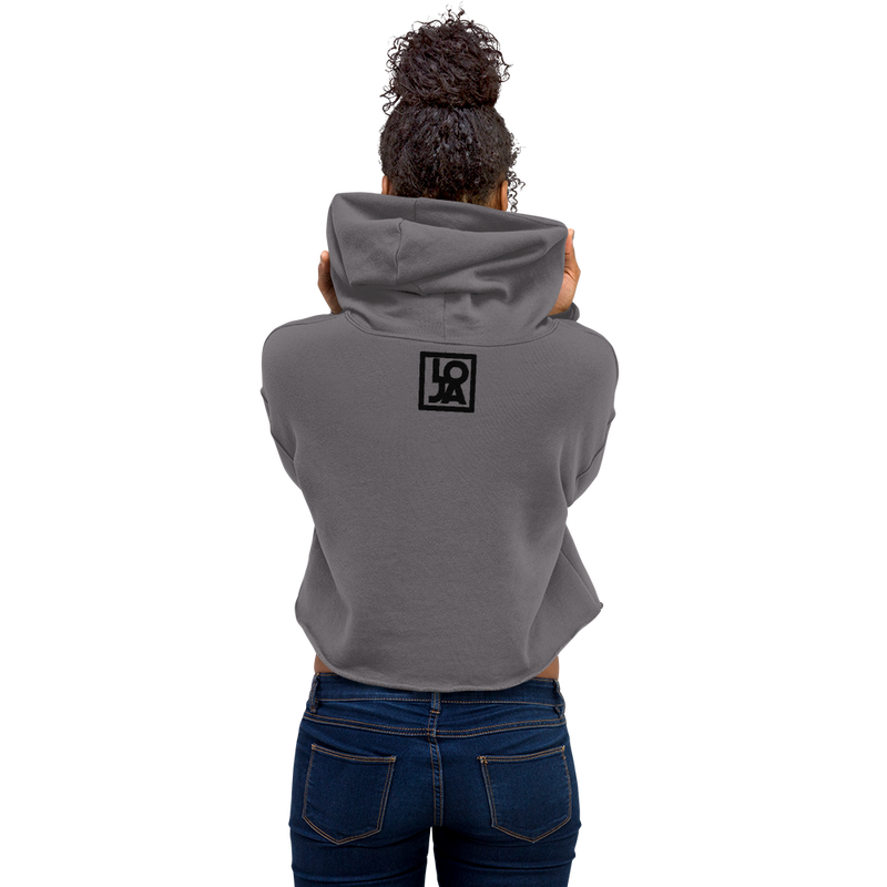 KROSS-WORD-PUZZLE Crop Hoodie