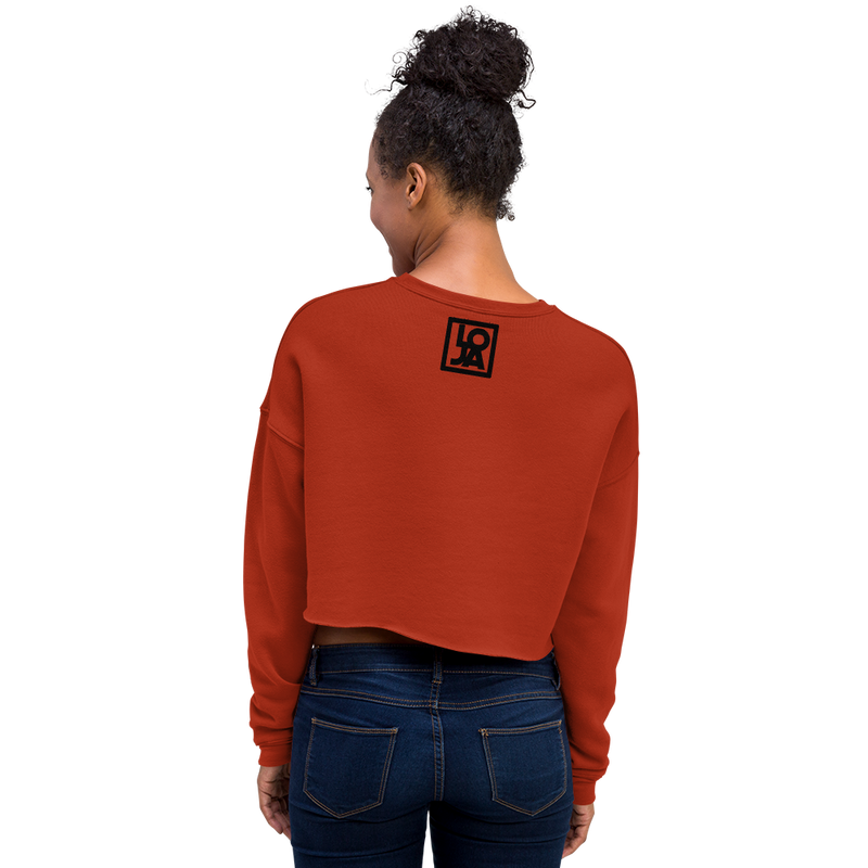 KROSS-WORD-PUZZLE Crop Sweatshirt