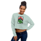 KROSS-WORD-PUZZLE Crop Sweatshirt