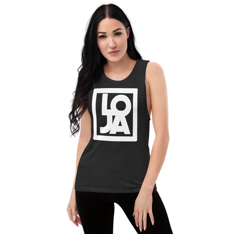 Lion Of Judah Apparel Logo Design Ladies’ Muscle Tank