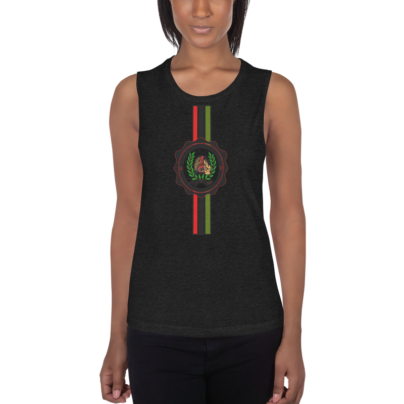 Lion of Judah God Design Ladies’ Muscle Tank