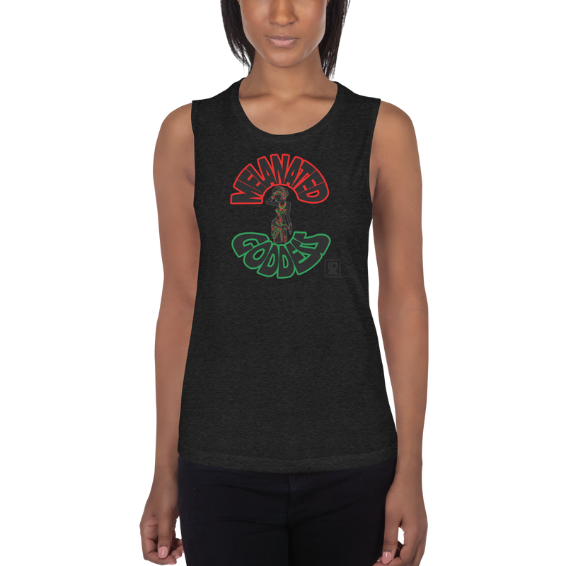 Melanated Goddess Ladies’ Muscle Tank