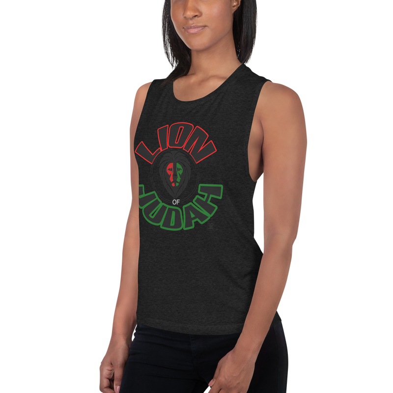 Lion Of Judah-Design Ladies’ Muscle Tank