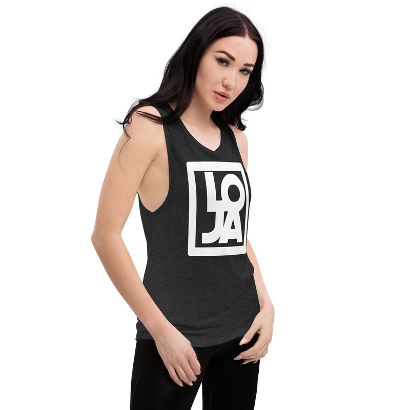 Lion Of Judah Apparel Logo Design Ladies’ Muscle Tank