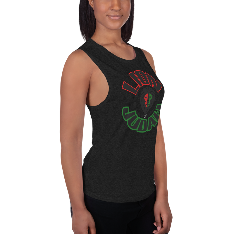 Lion Of Judah-Design Ladies’ Muscle Tank