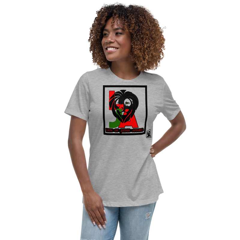 Lion Of Judah Apparel (L.O.J.A.) Design Women's Relaxed T-Shirt
