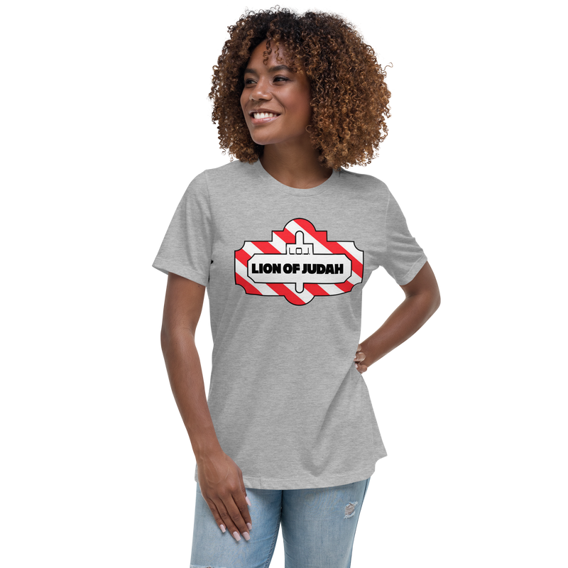 Lion Of Judah TGIF Fridays Wordplay Spinoff Design Women's Relaxed T-Shirt