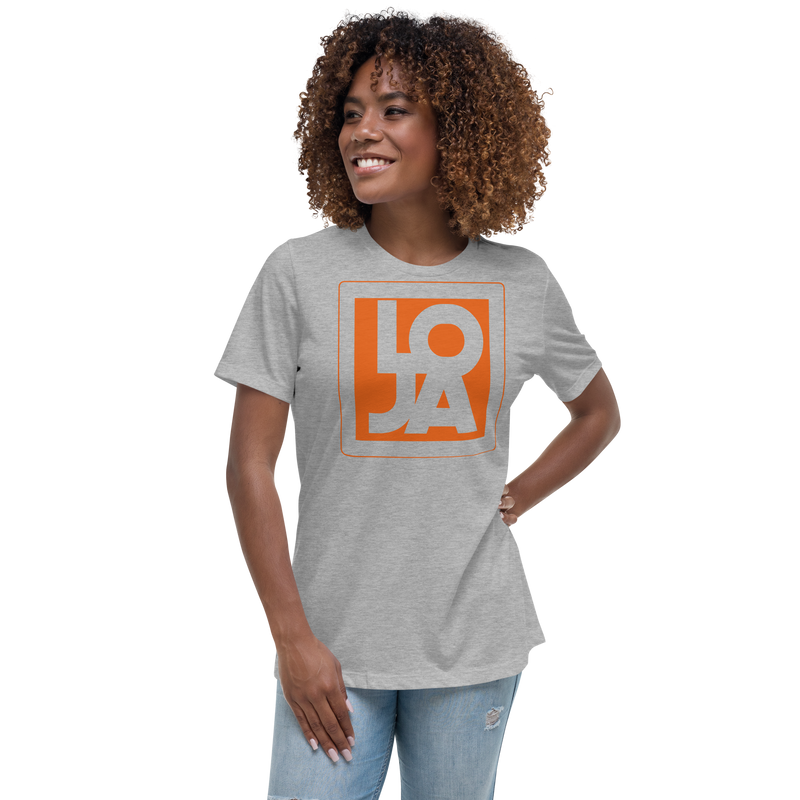 Texas Longhorn Orange Lion Of Judah Apparel Logo Women's Relaxed T-Shirt