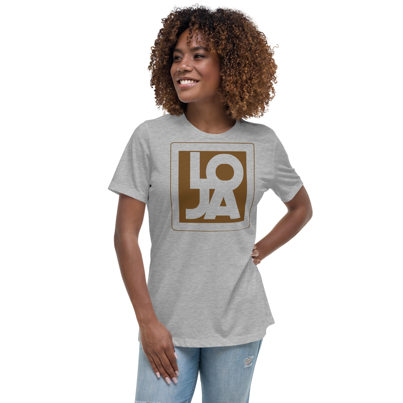 Lion Of Judah Apparel Logo Chocolate Brown Mocha Women's Relaxed T-Shirt
