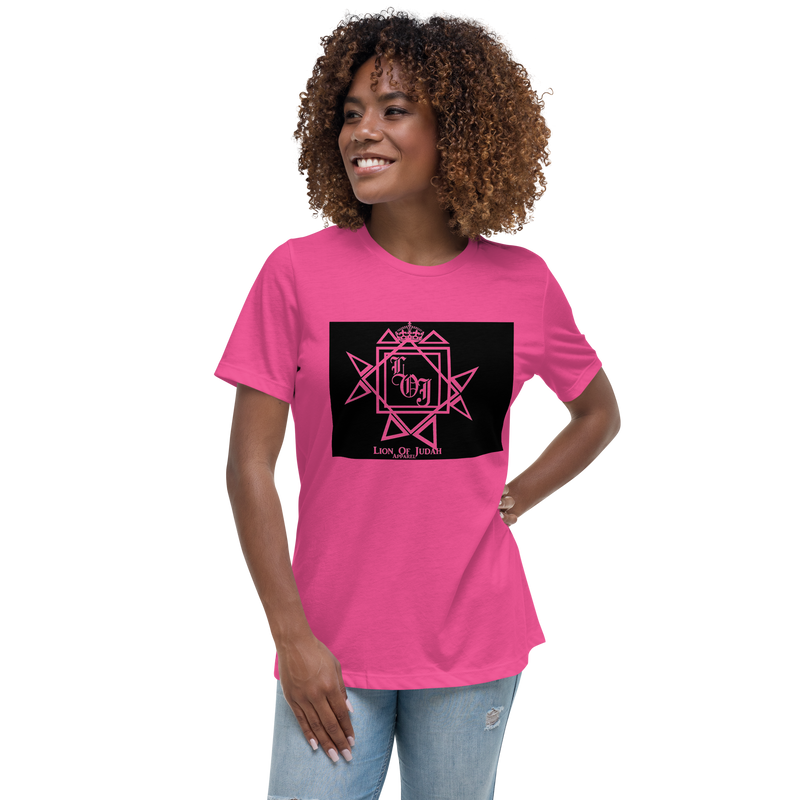 Lion Of Judah Design Women's Relaxed T-Shirt