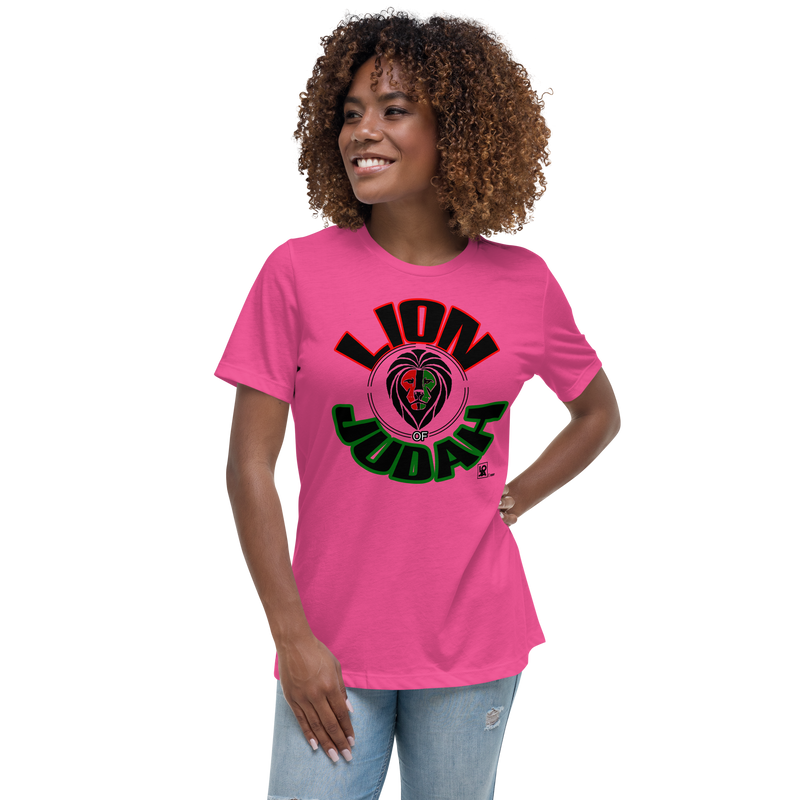 Lion Of Judah Design Women's Relaxed T-Shirt