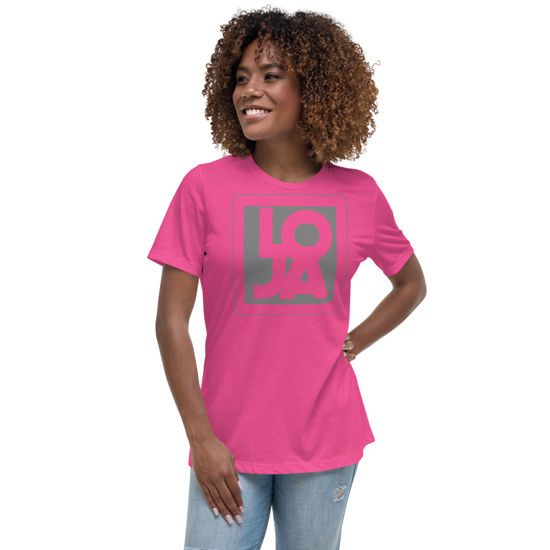 Space Grey Lion Of Judah Apparel Logo Women's Relaxed T-Shirt