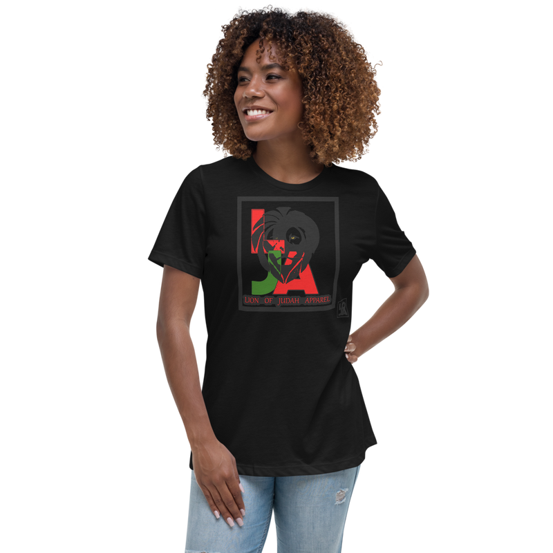 Lion Of Judah Apparel (L.O.J.A.) Design Women's Relaxed T-Shirt