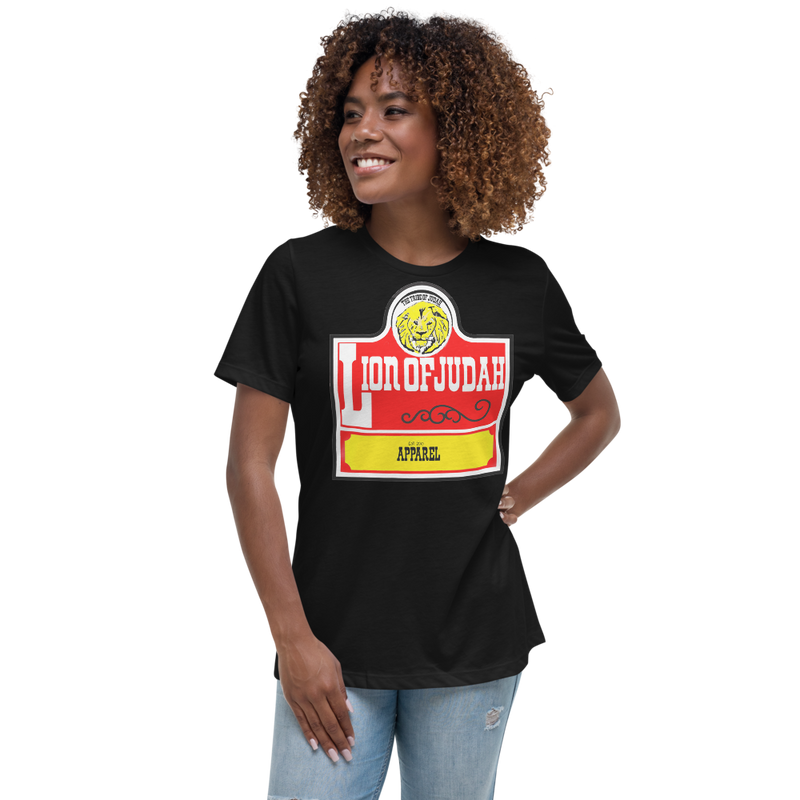 Lion Of Judah apparel Wendy's Throwback Logo Women's Relaxed T-Shirt
