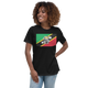 West Indian Lion of Judah St. Kitts And Nevis Flag Women's Relaxed T-Shirt