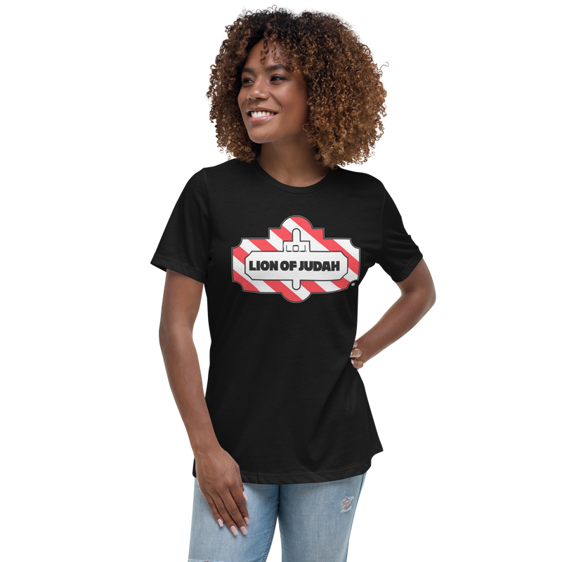 Lion Of Judah TGIF Fridays Wordplay Spinoff Design Women's Relaxed T-Shirt