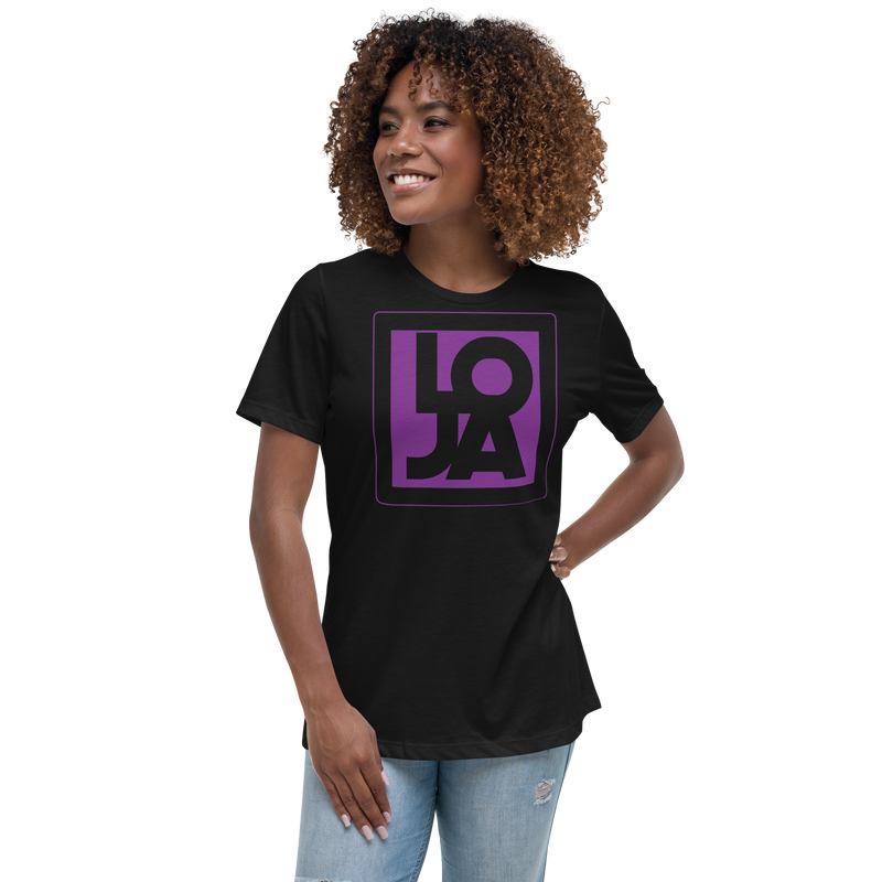 Royal King Purple Lion Of Judah Apparel Logo Women's Relaxed T-Shirt