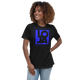 Planet Earth Blue Lion Of Judah Apparel Logo Women's Relaxed T-Shirt