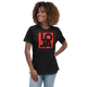 Lion Of Judah Apparel Logo Fire Engine Red Women's Relaxed T-Shirt
