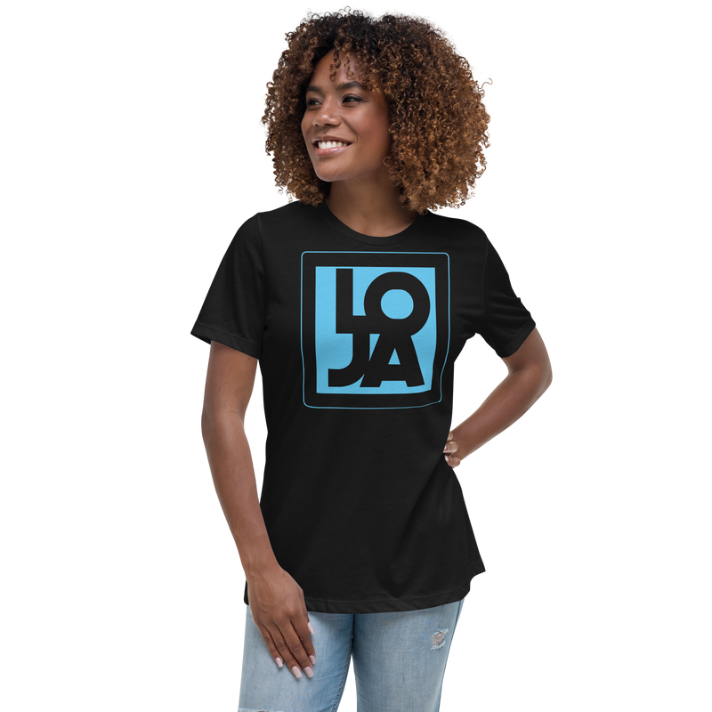 Lion Of Judah Apparel Logo Baby Blue Women's Relaxed T-Shirt
