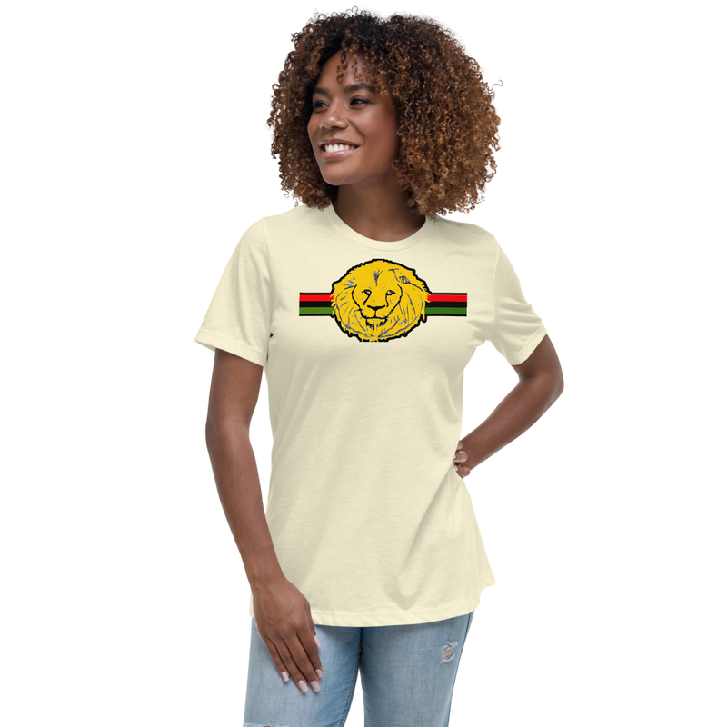Lion head drawing Women's Relaxed T-Shirt