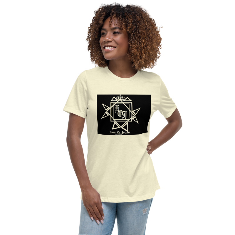 Lion Of Judah Design Women's Relaxed T-Shirt