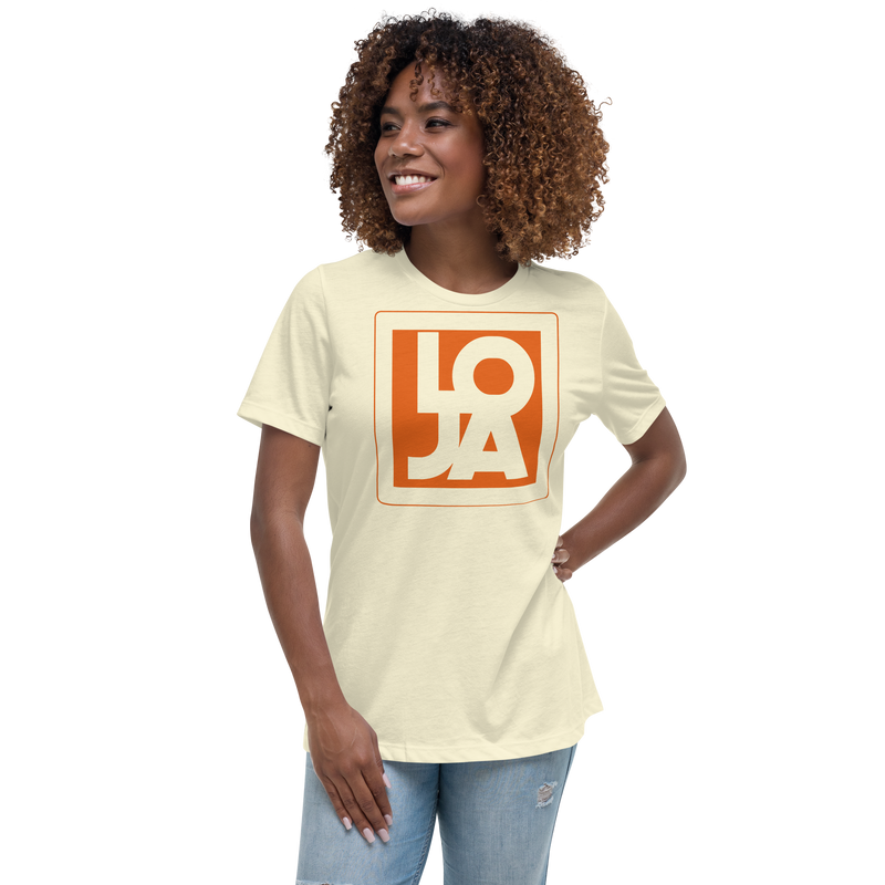 Texas Longhorn Orange Lion Of Judah Apparel Logo Women's Relaxed T-Shirt
