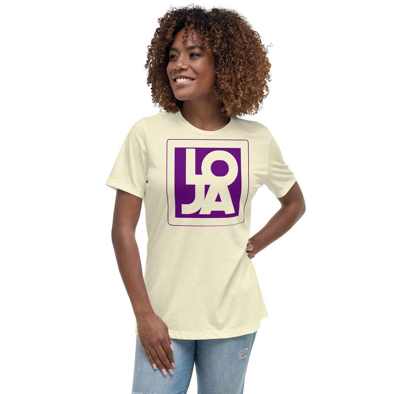 Royal King Purple Lion Of Judah Apparel Logo Women's Relaxed T-Shirt