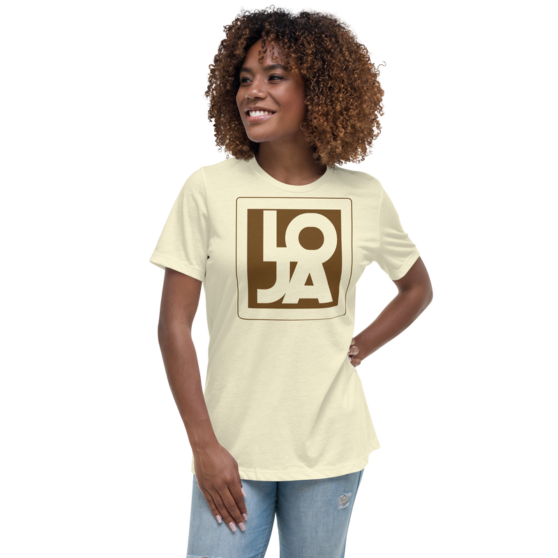 Lion Of Judah Apparel Logo Chocolate Brown Mocha Women's Relaxed T-Shirt